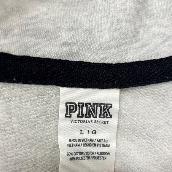PINK Victoria's Secret Light Gray Vegas Pullover - Picture 9 of 11